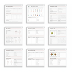 All-in-One Digital Fitness Planner 2025